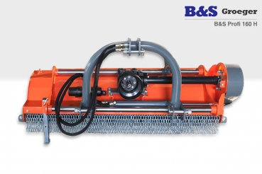 B&S Profi 160 H Schlegelmulcher mit hydraulischer Seitenverschiebung Mähwerk Mulcher